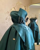 فستان سهرة شانيل 3106 زيتي