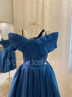 فستان سهرة ميدي(3 الوان) 3466