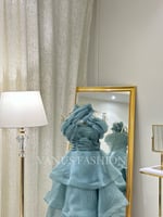 فستان سهرة ميد ( 3 الوان ) 3693