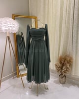 فستان ميدي ( 6الوان) 3379