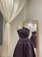 فستان سهرة ميدي ( 4 الوان ) 3781