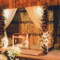 ستارة شباك مضيئة ٢ في ٢ متر بطارية