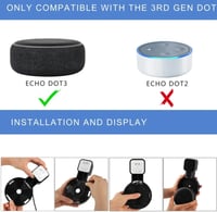 قاعدة المساعد الصوتي اليكسا من الجيل 3 لون اسود فق...