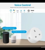 فيش كهرباء ذكي متوافق مع اليكسا وقوقل هوم