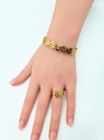 سوارة مع خاتم شانيل - مستوحاة