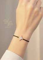 سوارة خيط مرصعه بالزركون بتصميم عصري عدة الوان