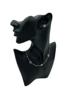 طقم فندي فضي - مستوحى