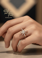 طقم 4 قطع تصميم عالمي - فضي, ذهبي