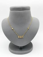 سلسال ميسيكا ذهبي وفضي - مستوحى