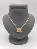 طقم سلسال وحلق زركون بتصميم عصري