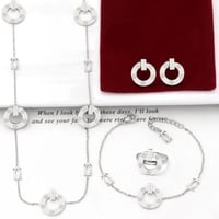 طقم كارتير 4 قطع فضي - مستوحى