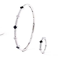 سوارة وخاتم مطليان بالبلاتينيوم