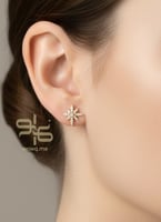 طقم 4 قطع تصميم عالمي - فضي, ذهبي