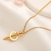 سلسال وحلق كارتير - ذهبي وفضي - مستوحى