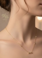 سلسال ميسيكا ذهبي وفضي - مستوحى