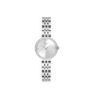 ساعة نسائية ستيل باللون الفضي