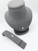 طقم سلسال وسوارة بوشرون - مستوحى