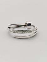 خاتم مسمار مرصع بالزركون