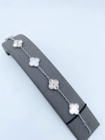 سوارة فان كليف فضي عدة الوان مطلية بالبلاتينيوم -...