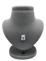 سلسال سواروفسكي ذهبي وفضي - مستوحى