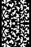 استينسل زخارف نباتيه (2)