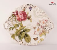 صحن بيضاوي مورد بمقبضين