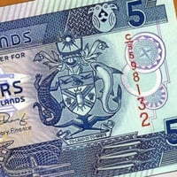 جزر سليمان فئة 5 دولار أنسر