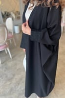 عباية لف اماراتي اسود