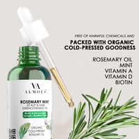 زيت إكليل الجبل العضوي والنعناع من الموس - 30مل