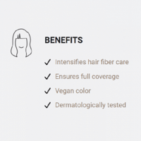 صبغة شعر كولاج من لاكمي - اشقر غامق رمادي - 6/17