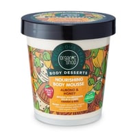 موس كريم الجسم المغذي باللوز والعسل من اورجانيك شو...
