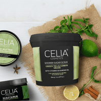 مقشر السكر الرغوي بالشاي الاخضر وعشبة الليمون من س...