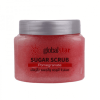 مقشر للوجه و الجسم بالسكر والرمان من قلوبال ستار-...