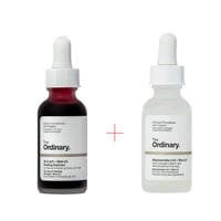 مجموعه ذا اورديناري مقشر الأحماض + نيساميد 10% + ز...