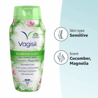 غسول يومي للمنطقة الحساسة برائحة الخيار والماغنولي...