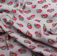 قماش شالكي بوليستر ناعم عرض متر لون عودي