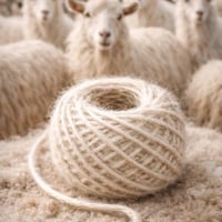 صوف طبيعي 100% من صوف الماعز من انتاج تركيا وزن 20...