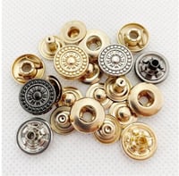 زراير طقطق معدن 8 قطع