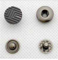 زراير طقطق معدن 8 قطع