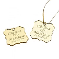 اكريلك على شكل مربع 4cm×4 cm 12 قطعه