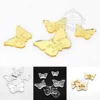 اكريلك شكل فراشه 3.5cm× 3.5 cm