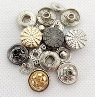 زراير طقطق معدن 8 قطع