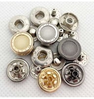 زراير طقطق معدن 8 قطع