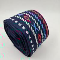 كلف سدو بدوية بتدرجات الازرق عرض 5 سم