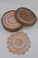 ورد كرويشيه دائرية الشكل عرض 10 سم 12 قطعه