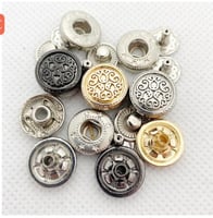 زراير طقطق معدن 8 قطع