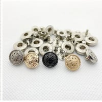 زراير طقطق معدن 8 قطع