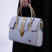 شنطه بهيرة قماش الحجم وسط