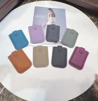 محفظة بطاقات صغيرة جلد طبيعي