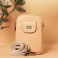 شنطة صغيره كروس نسائي جلد طبيعي